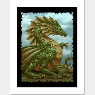 Green Dragon Posters and Art